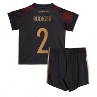 Germany Antonio Rudiger #2 Replica Away Minikit World Cup 2022 Short Sleeve (+ pants)